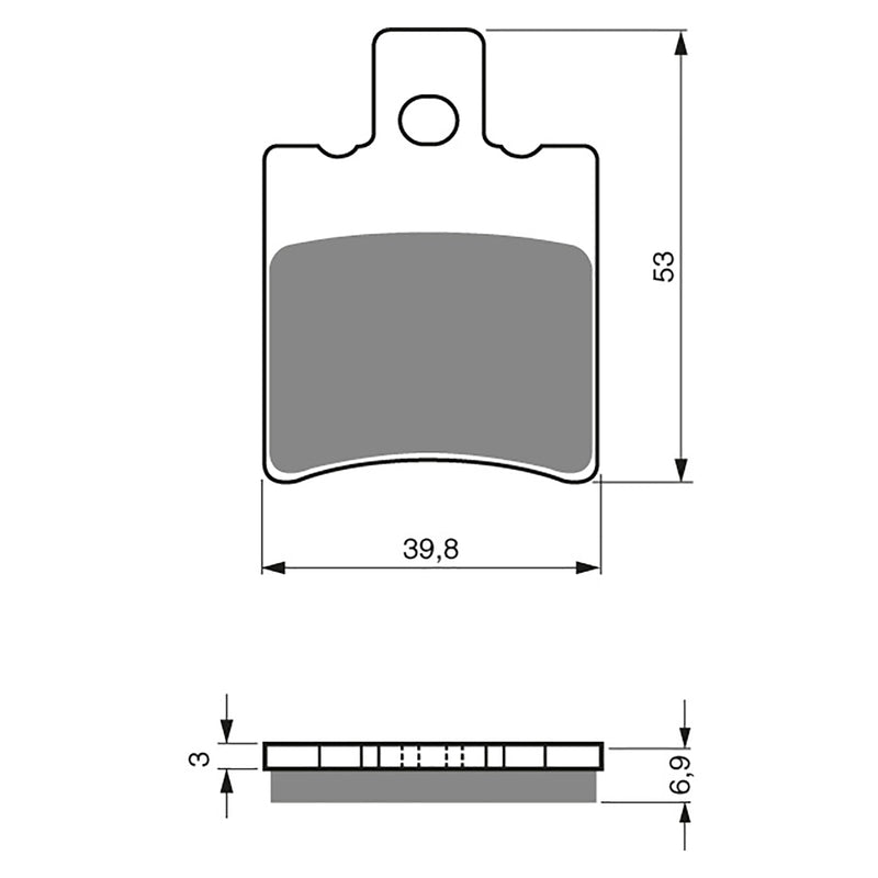 Goldfren Brake Pads Sintered Sports GF107 - S3 ( PH172 )