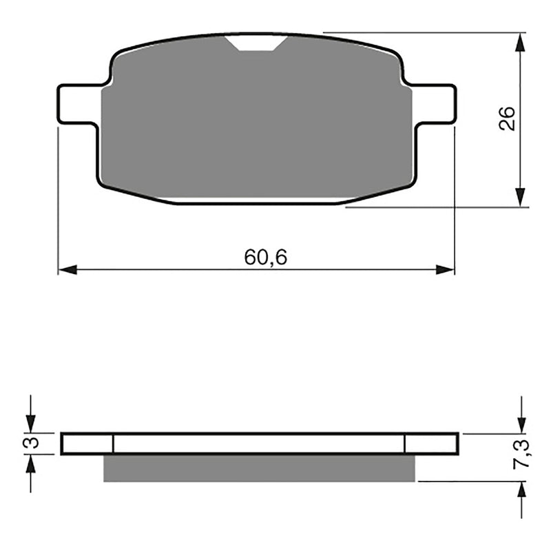 Goldfren Brake Pads Sintered Sports GF114 - S3 ( PH117 )