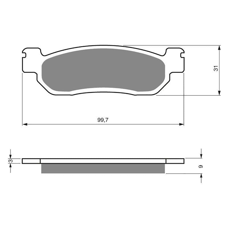 Goldfren Brake Pads Sintered Sports GF146 - S3 ( PH262 )