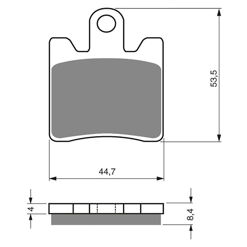 Goldfren Brake Pads Sintered Sports GF147 - S3 ( PH268 )