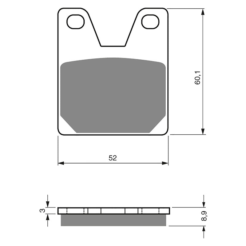 Goldfren Brake Pads Sintered Sports GF169 - S3 ( PH254 )