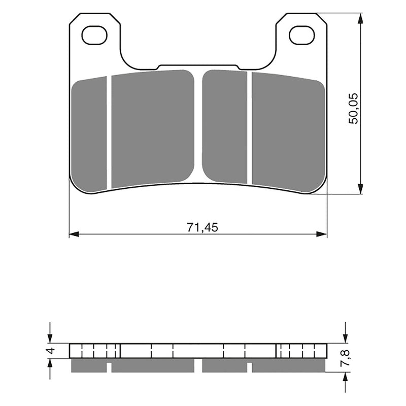 Goldfren Brake Pads Sintered Sports GF213 - S3 ( PH334 )