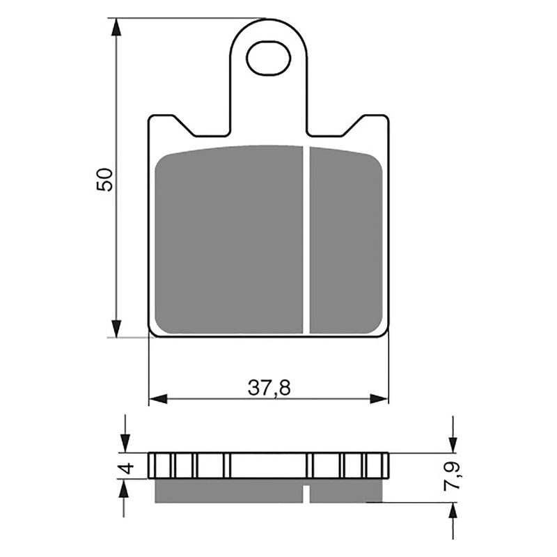 Goldfren Brake Pads Sintered Sports GF249 - S3 ( PH362 )