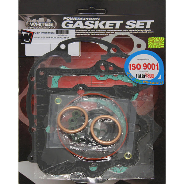 Whites Gasket Set Top Honda XR400 96-04