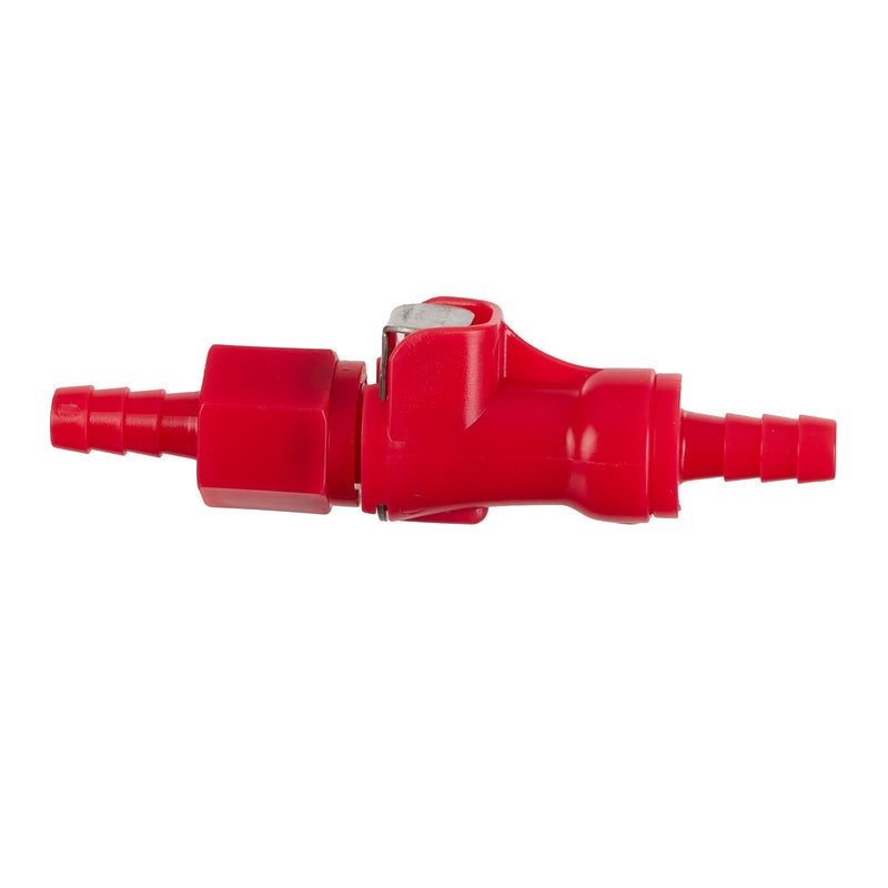 Whites Motorcycle Parts Fuel Hose Quick Disconnect 1/4" Red