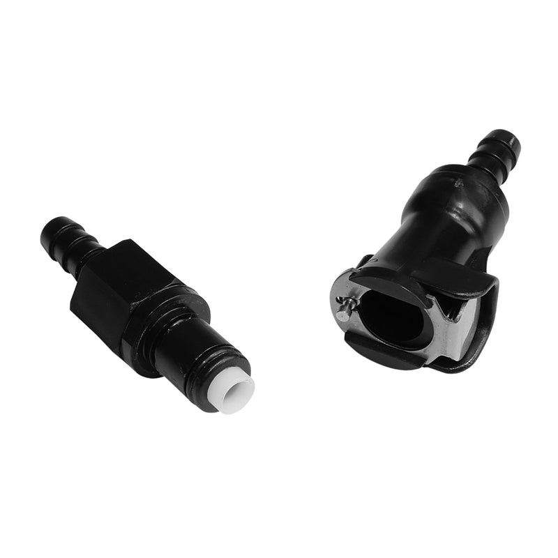 Whites Fuel Hose Quick Disconnect 1/4" Black