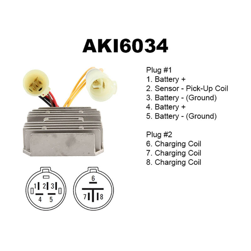 REGULATOR RECTIFIER J&N 230-58060 AKI6034