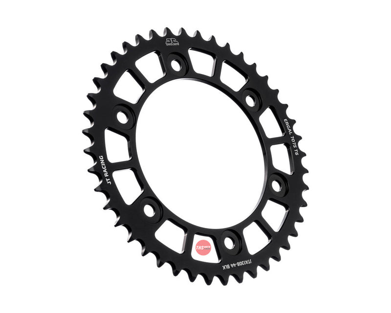 JT Aluminium Black 44 Tooth Rear Motorcycle Sprocket JTA1308.44BLK