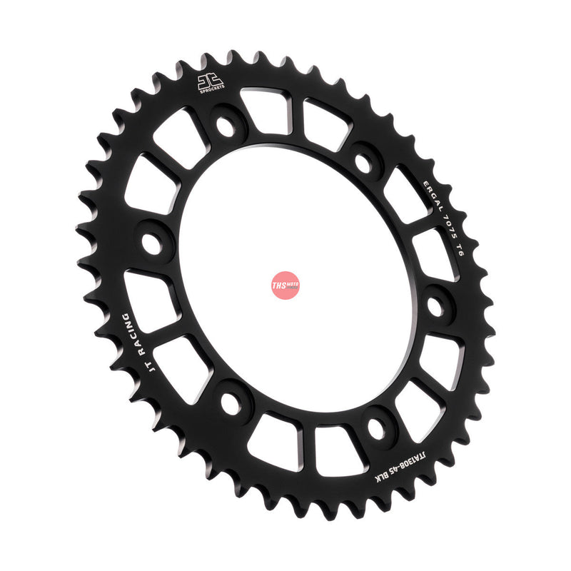 JT Aluminium Black 45 Tooth Rear Motorcycle Sprocket JTA1308.45BLK