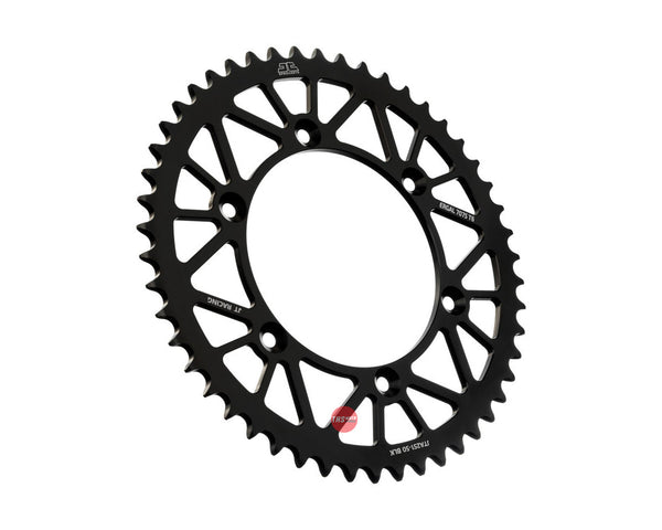 JT Aluminium Black 50 Tooth Rear Motorcycle Sprocket JTA251.50BLK