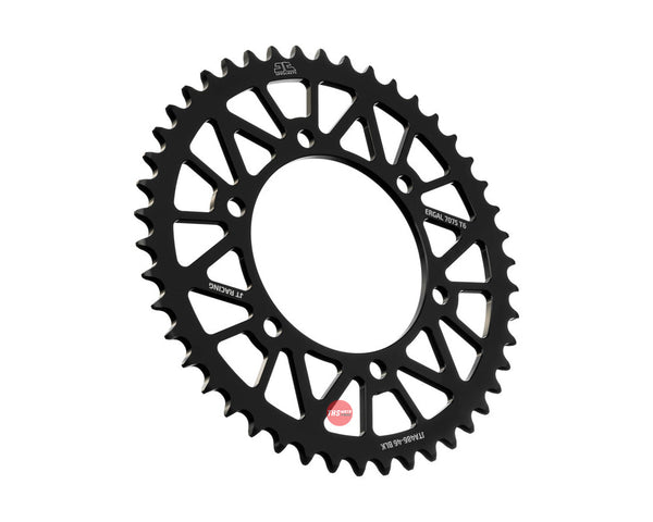 JT Aluminium Black 46 Tooth Rear Motorcycle Sprocket JTA486.46BLK