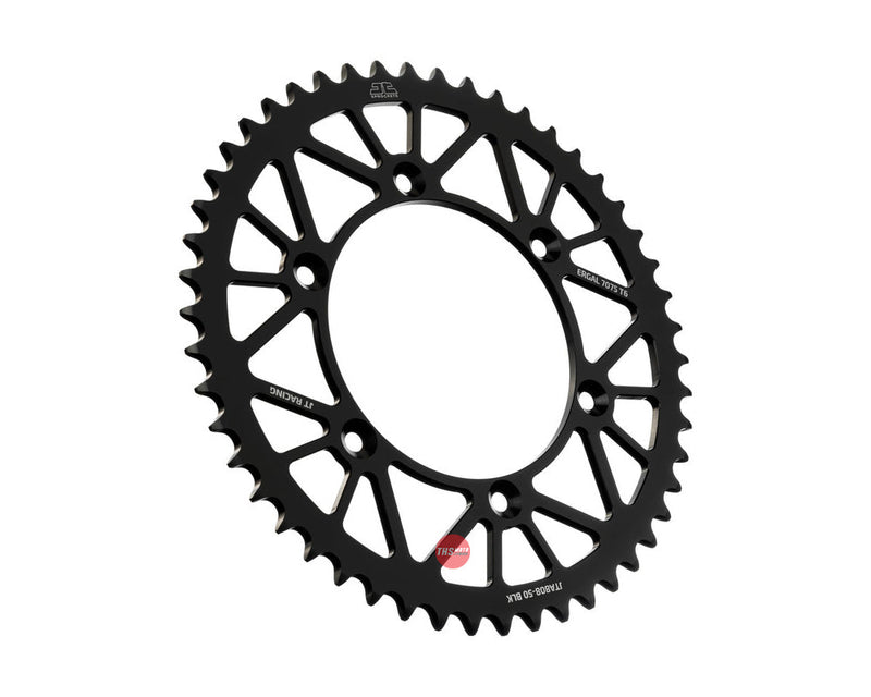 JT Aluminium Black 50 Tooth Rear Motorcycle Sprocket JTA808.50BLK