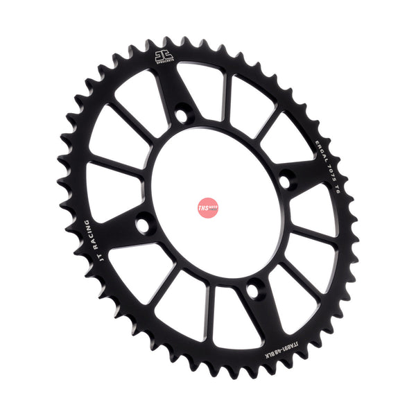 JT Aluminium Black 48 Tooth Rear Motorcycle Sprocket JTA891.48BLK