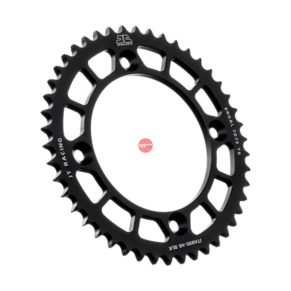 JT Aluminium Black 46 Tooth Rear Motorcycle Sprocket JTA895.46BLK