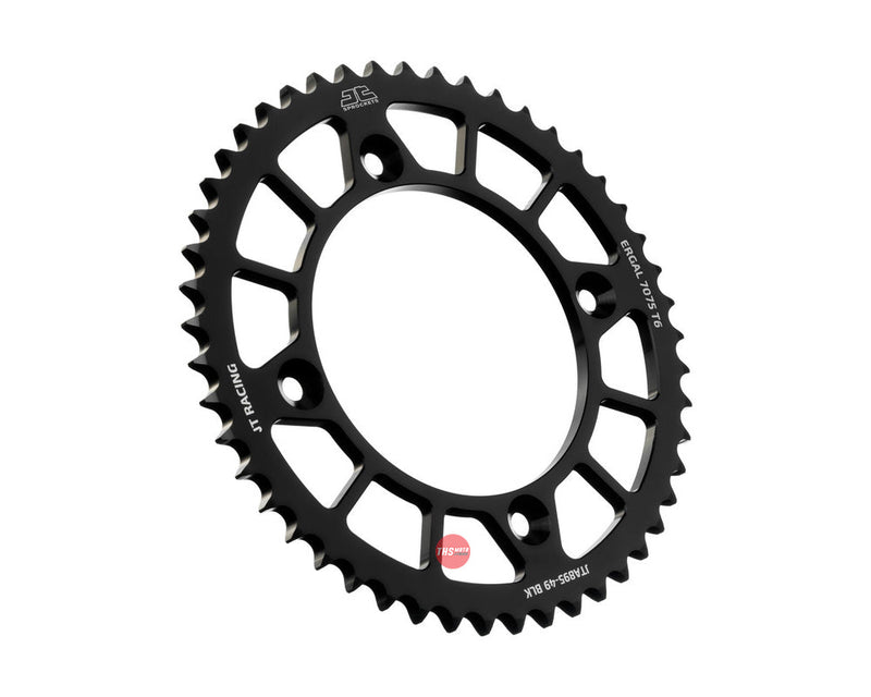 JT Aluminium Black 49 Tooth Rear Motorcycle Sprocket JTA895.49BLK