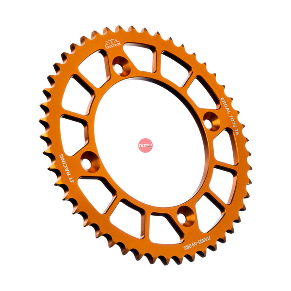 JT Aluminium Orange 49 Tooth Rear Motorcycle Sprocket JTA895.49ORG