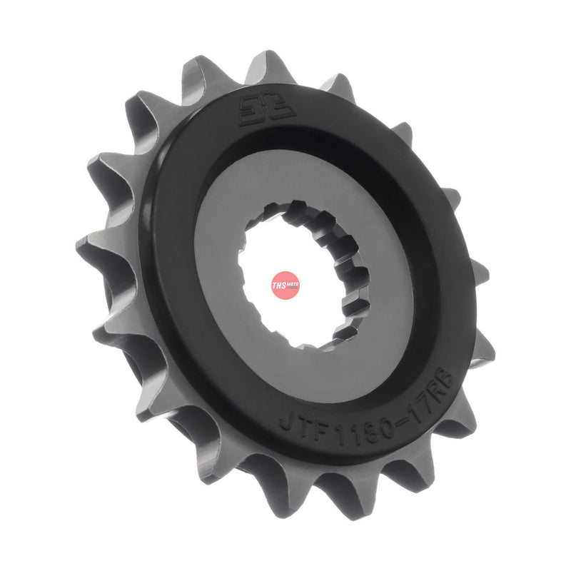 JT Steel Rubber Cushioned 17 Tooth Front Motorcycle Sprocket JTF1180.17RB