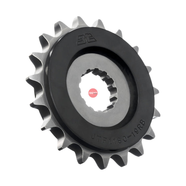 JT Steel Rubber Cushioned 19 Tooth Front Motorcycle Sprocket JTF1180.19RB