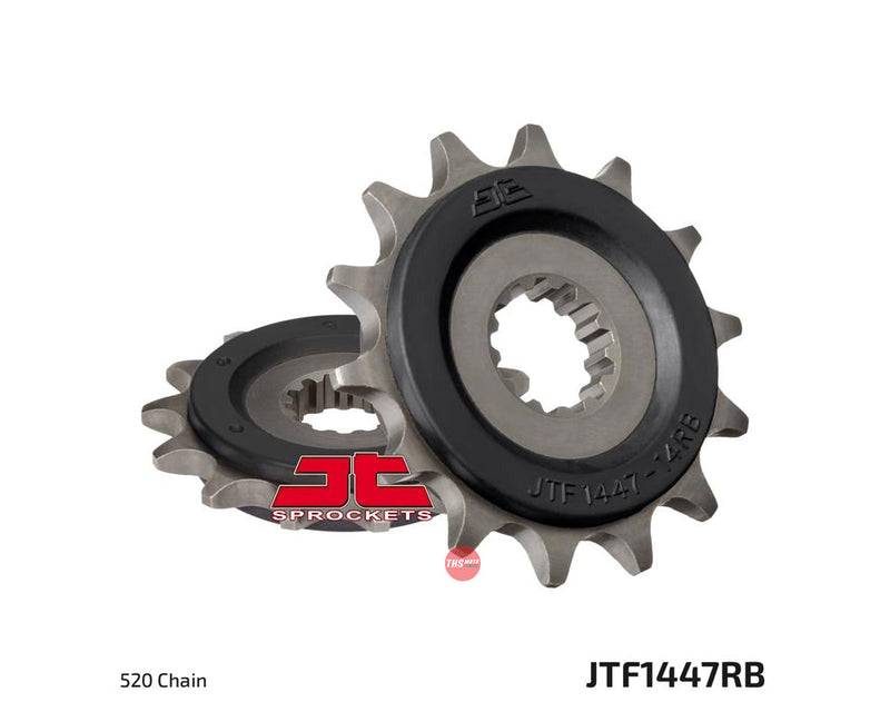 JT Steel Rubber Cushioned 14 Tooth Front Motorcycle Sprocket JTF1447.14RB