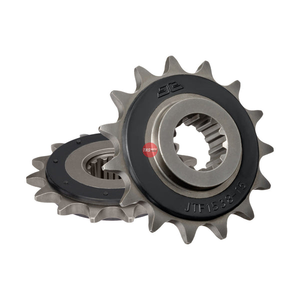 JT Steel Rubber Cushioned 15 Tooth Front Motorcycle Sprocket JTF1538.15RB