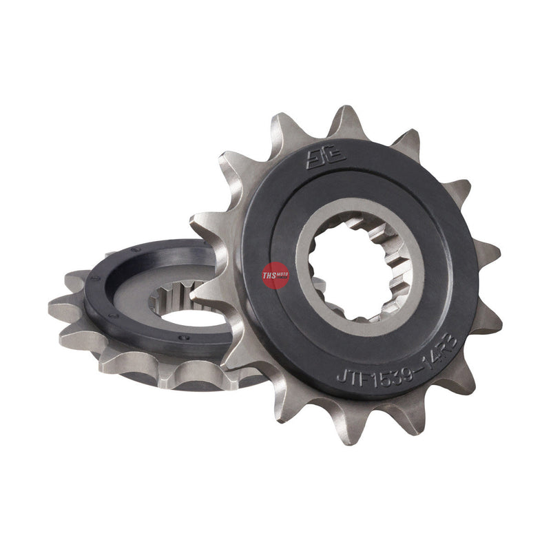 JT Steel Rubber Cushioned 14 Tooth Front Motorcycle Sprocket JTF1539.14RB