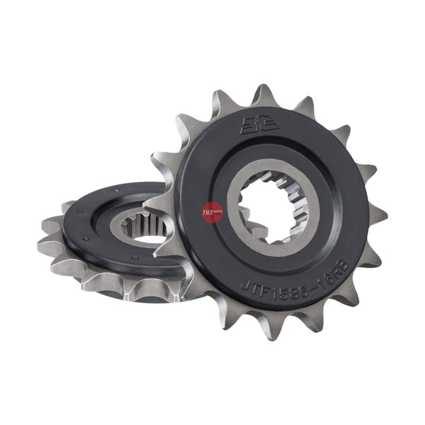 JT Steel Rubber Cushioned 16 Tooth Front Motorcycle Sprocket JTF1586.16RB