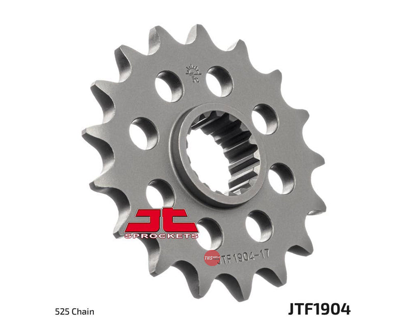 JT Steel 17 Tooth Front Motorcycle Sprocket JTF1904.17