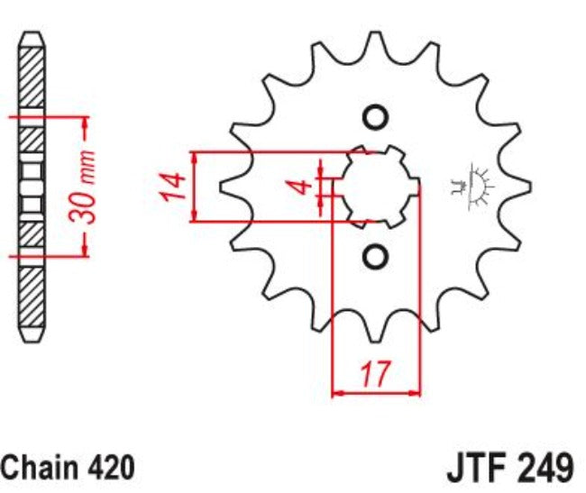 Front Sprocket 249.14