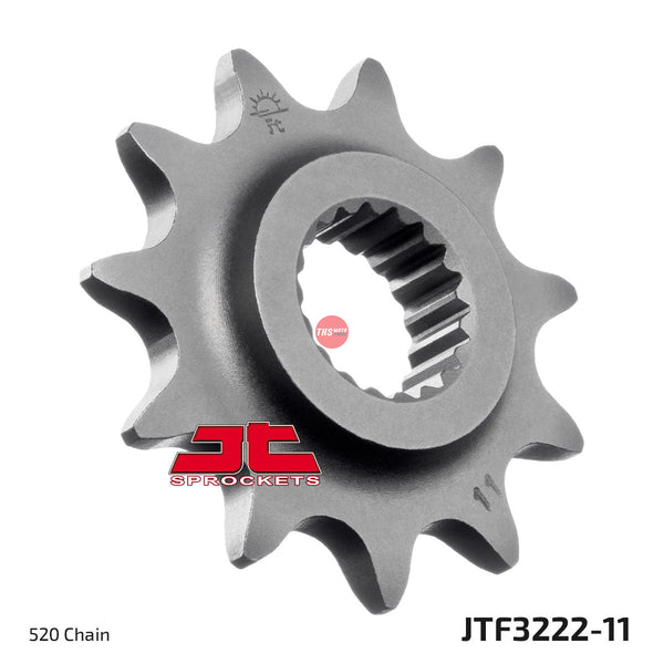 JT Steel 11 Tooth Front Motorcycle Sprocket JTF3222.11