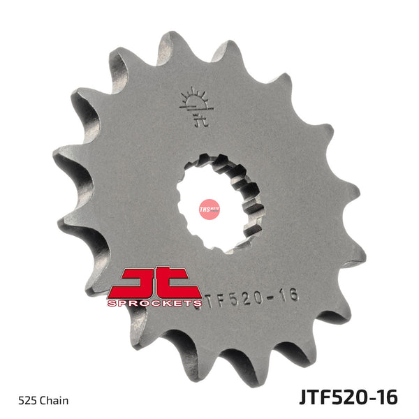 JT Steel 16 Tooth Front Motorcycle Sprocket JTF520.16