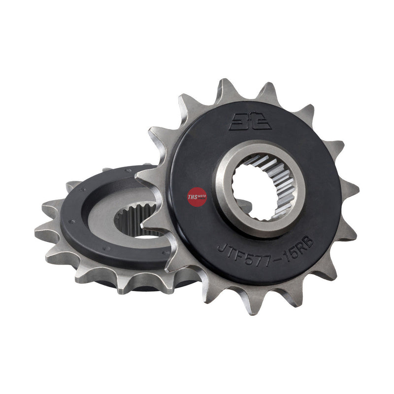 JT Steel Rubber Cushioned 15 Tooth Front Motorcycle Sprocket JTF577.15RB