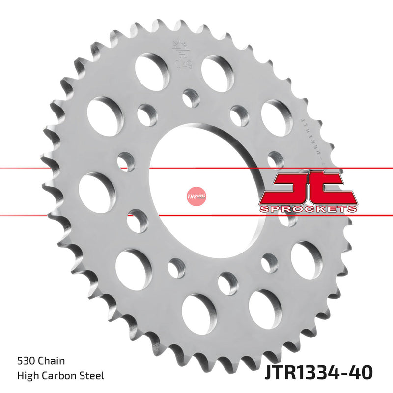 JT Steel 40 Tooth Rear Motorcycle Sprocket JTR1334.40