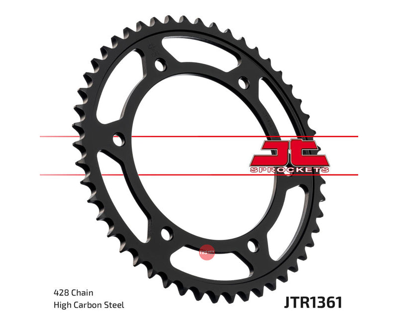 JT Steel 50 Tooth Rear Motorcycle Sprocket JTR1361.50