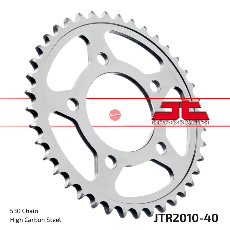 JT Steel 40 Tooth Rear Motorcycle Sprocket JTR2010.40