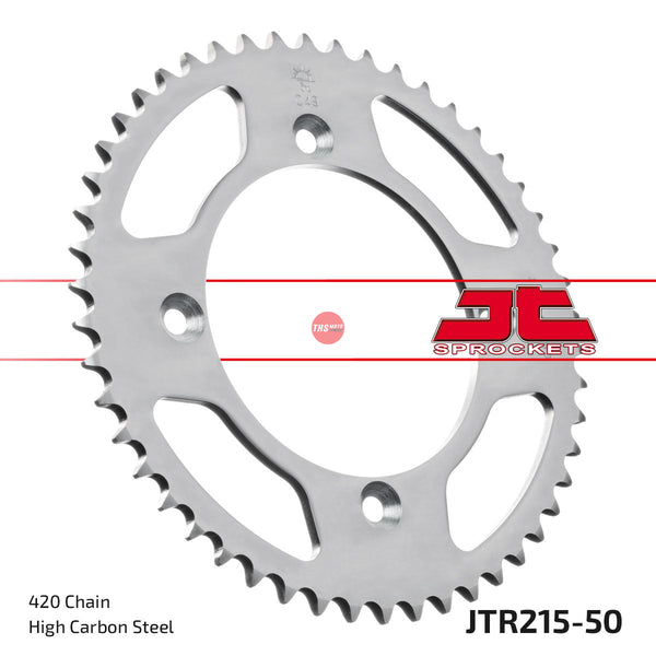 JT Steel 50 Tooth Rear Motorcycle Sprocket JTR215.50