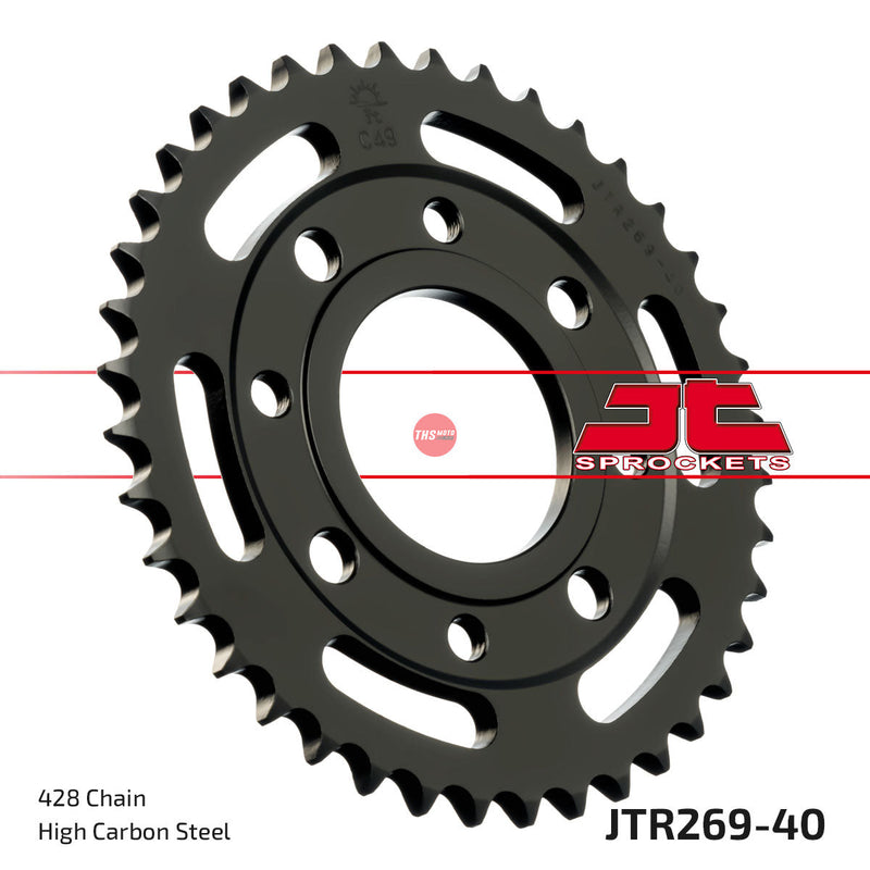 JT Steel 40 Tooth Rear Motorcycle Sprocket JTR269.40