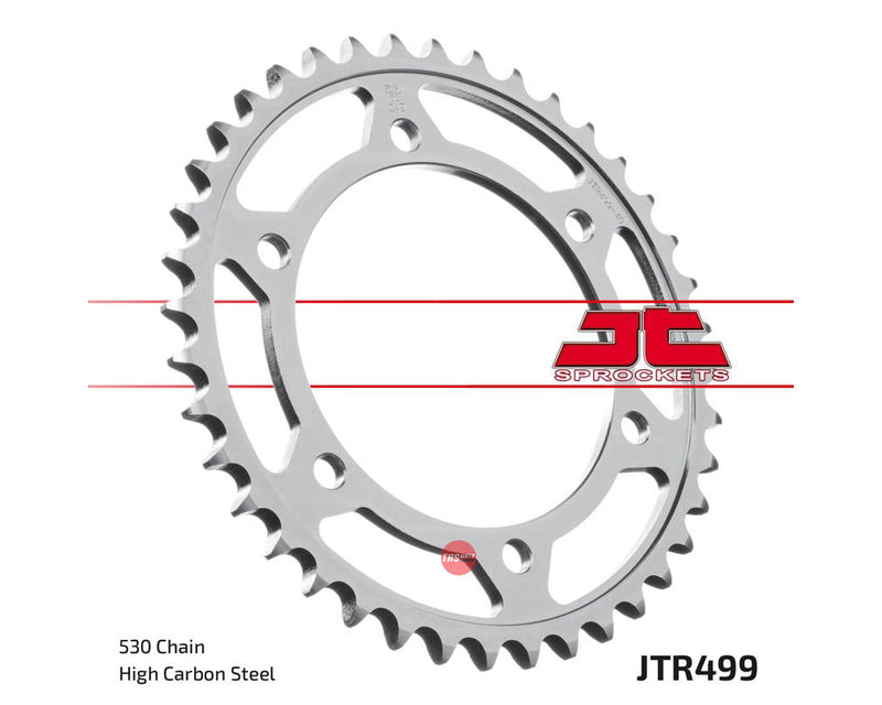 JT Steel 40 Tooth Rear Motorcycle Sprocket JTR499.40