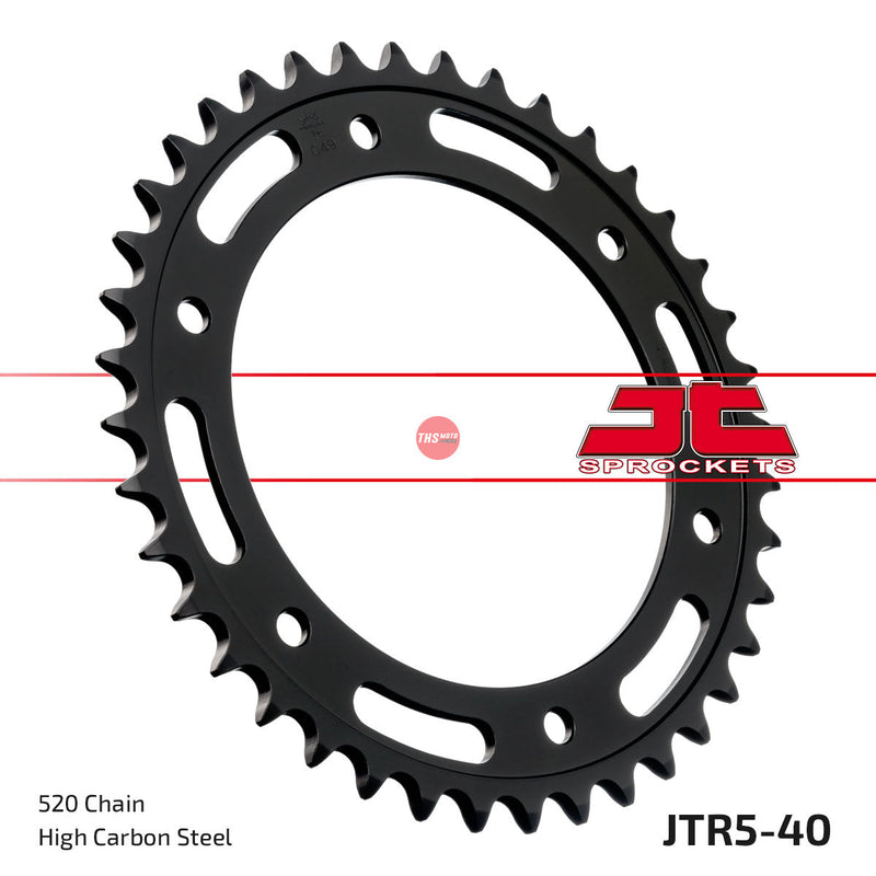 JT Steel 40 Tooth Rear Motorcycle Sprocket JTR5.40