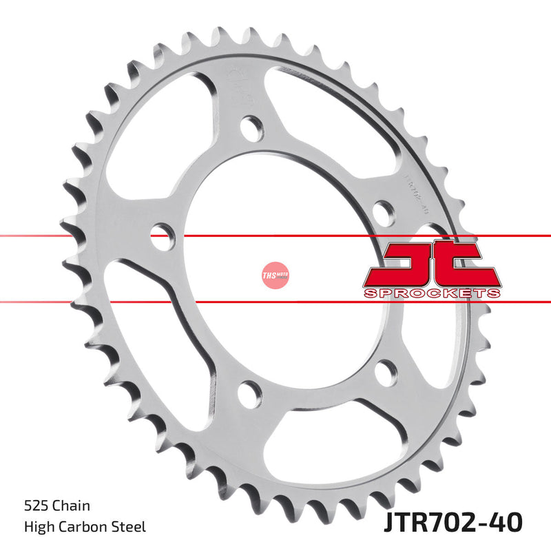 JT Steel 40 Tooth Rear Motorcycle Sprocket JTR702.40