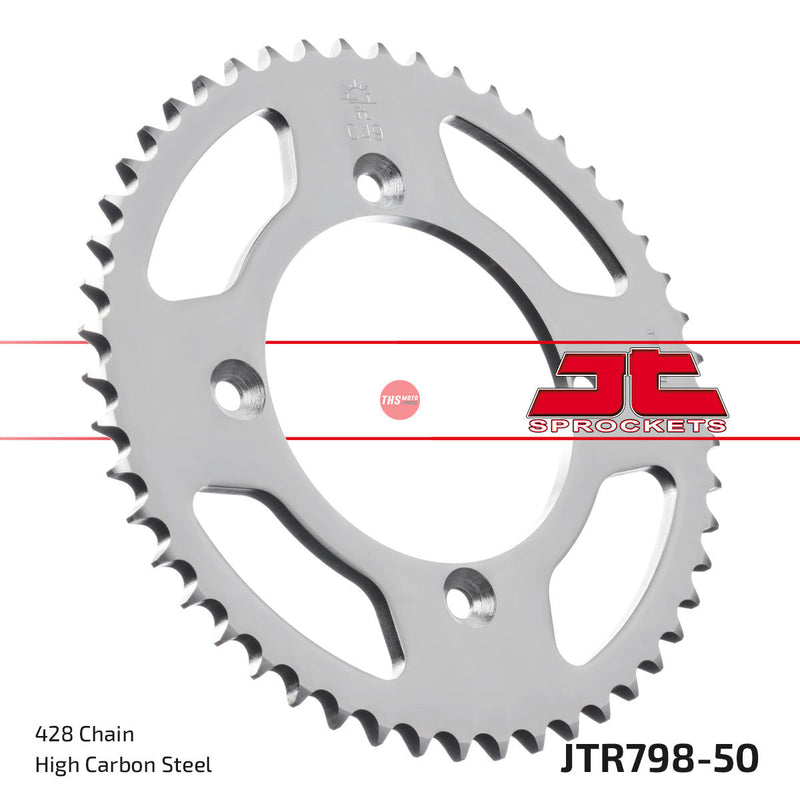 JT Steel 50 Tooth Rear Motorcycle Sprocket JTR798.50