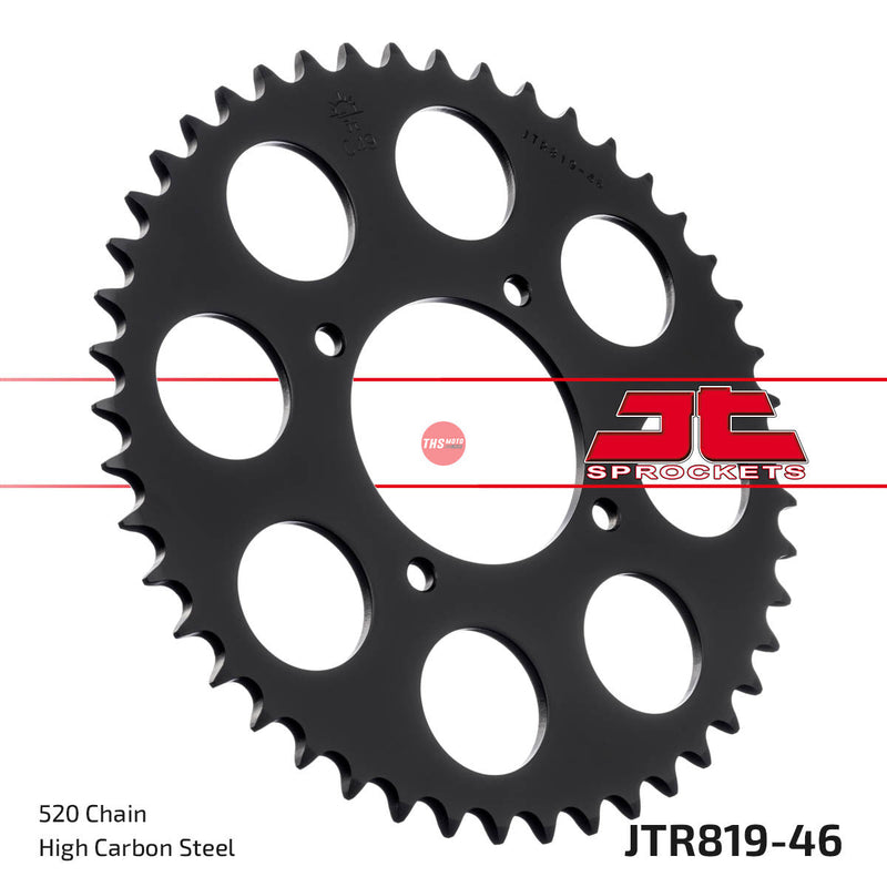 JT Steel 46 Tooth Rear Motorcycle Sprocket JTR819.46