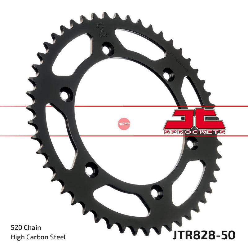 JT Steel 50 Tooth Rear Motorcycle Sprocket JTR828.50