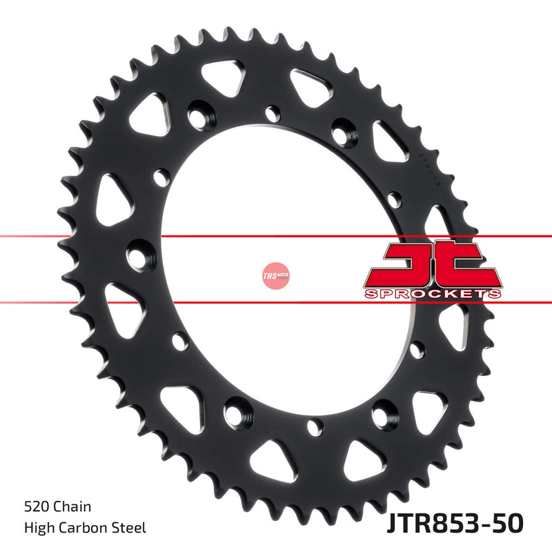 JT Steel 50 Tooth Rear Motorcycle Sprocket JTR853.50