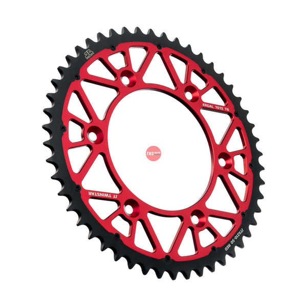 JT TwinStar Red 50 Tooth Rear Motorcycle Sprocket JTX210.50RED