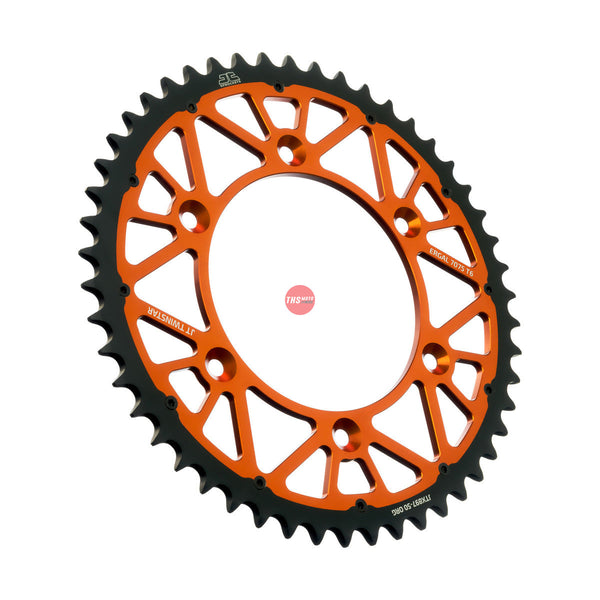 JT TwinStar Orange 50 Tooth Rear Motorcycle Sprocket JTX897.50ORG