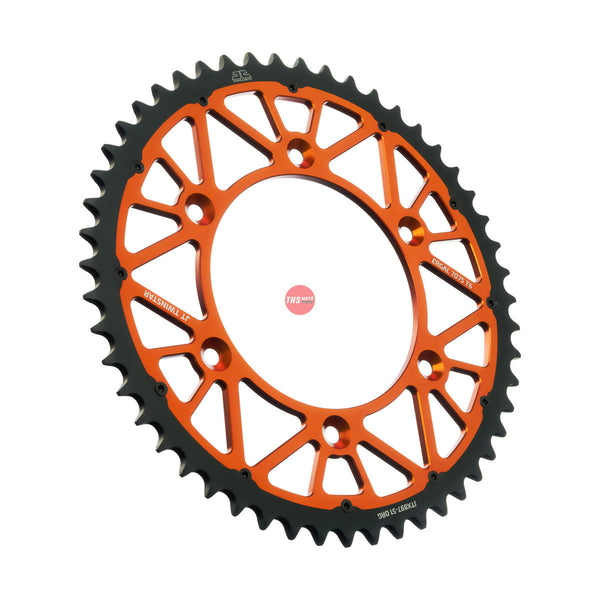 JT TwinStar Orange 51 Tooth Rear Motorcycle Sprocket JTX897.51ORG