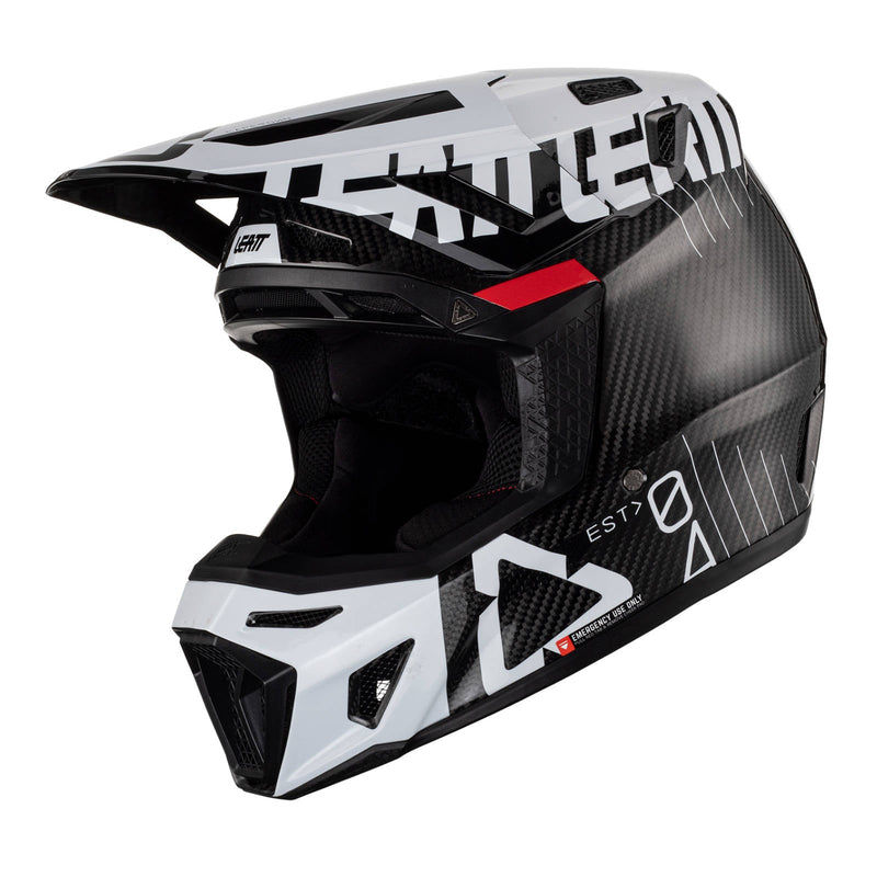 Leatt 9.5 Helmet & Goggle Kit - Carbon / White Size 2XL 64cm