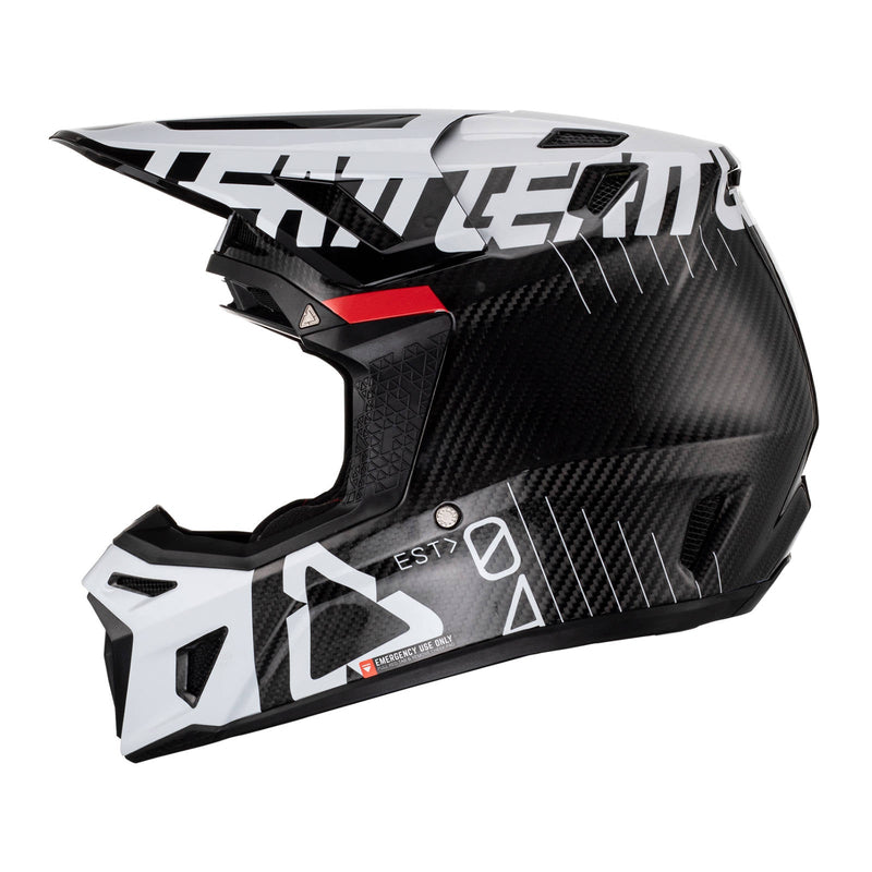 Leatt 9.5 Helmet & Goggle Kit - Carbon / White Size Small 56cm