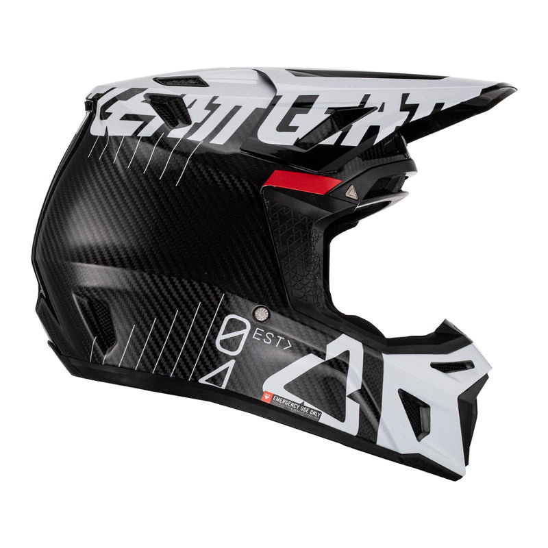 Leatt 9.5 Helmet & Goggle Kit - Carbon / White Size 2XL 64cm