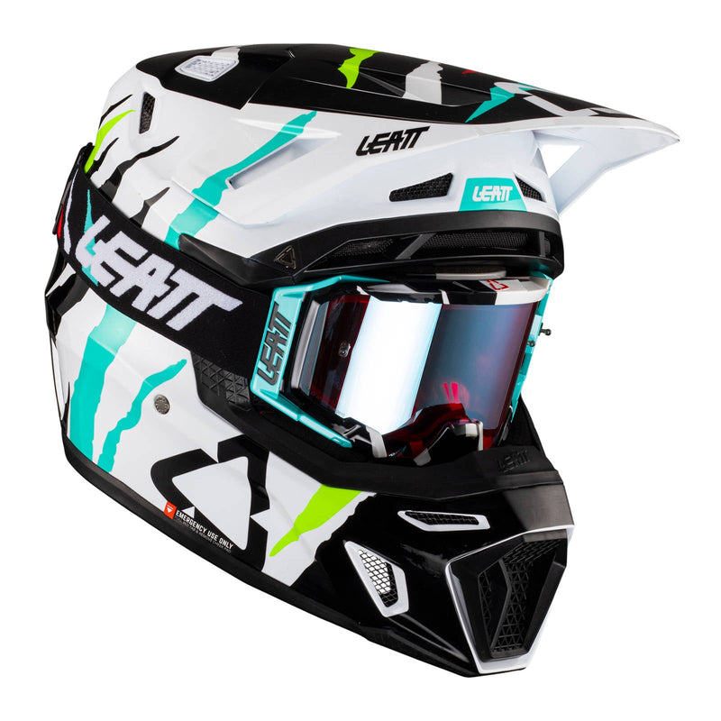 Leatt 2023 8.5 Helmet & Goggle Kit - Tiger Size Medium 57-58cm